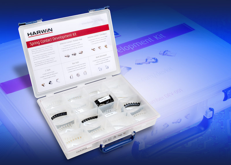 Harwin launches EZ-Boardware SMT spring-contact dev kit